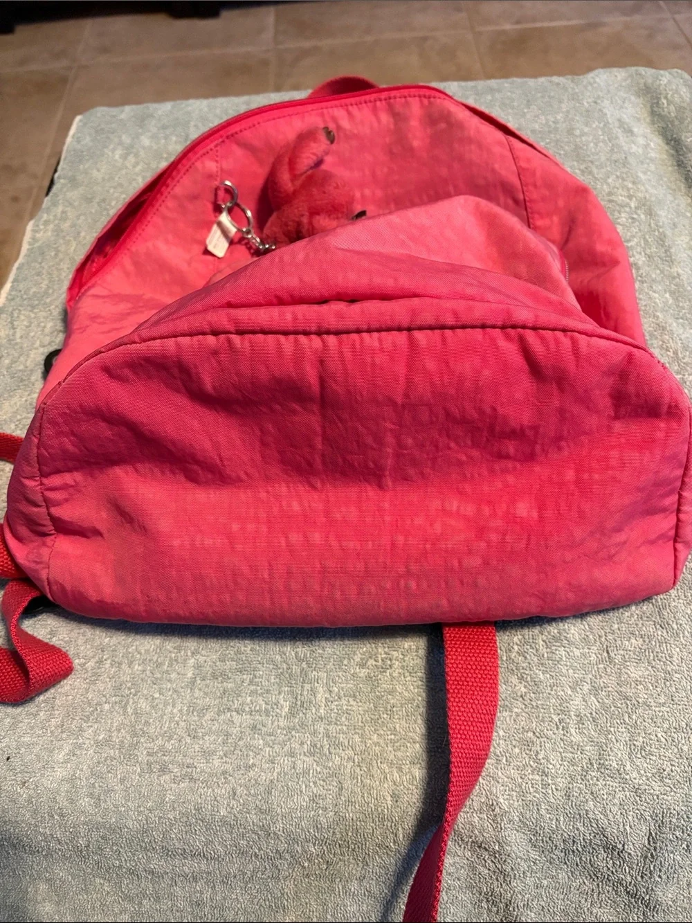 Kipling Ridge Vibrant Pink Zip Top Backpack BP2004 Day Pack
